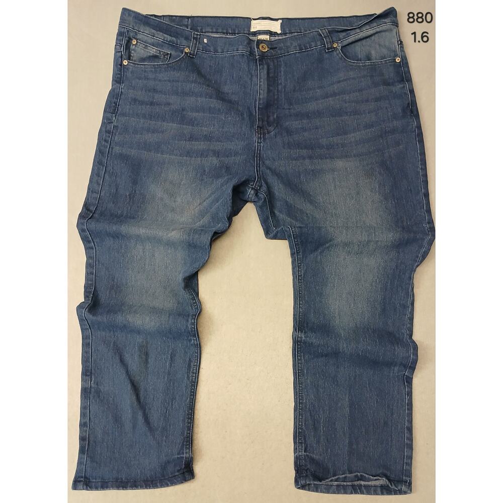 Colours (46x30) Men's Stretch Straight Blue Denim Jeans